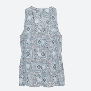 Skies are Blue Sleeveless Blouse